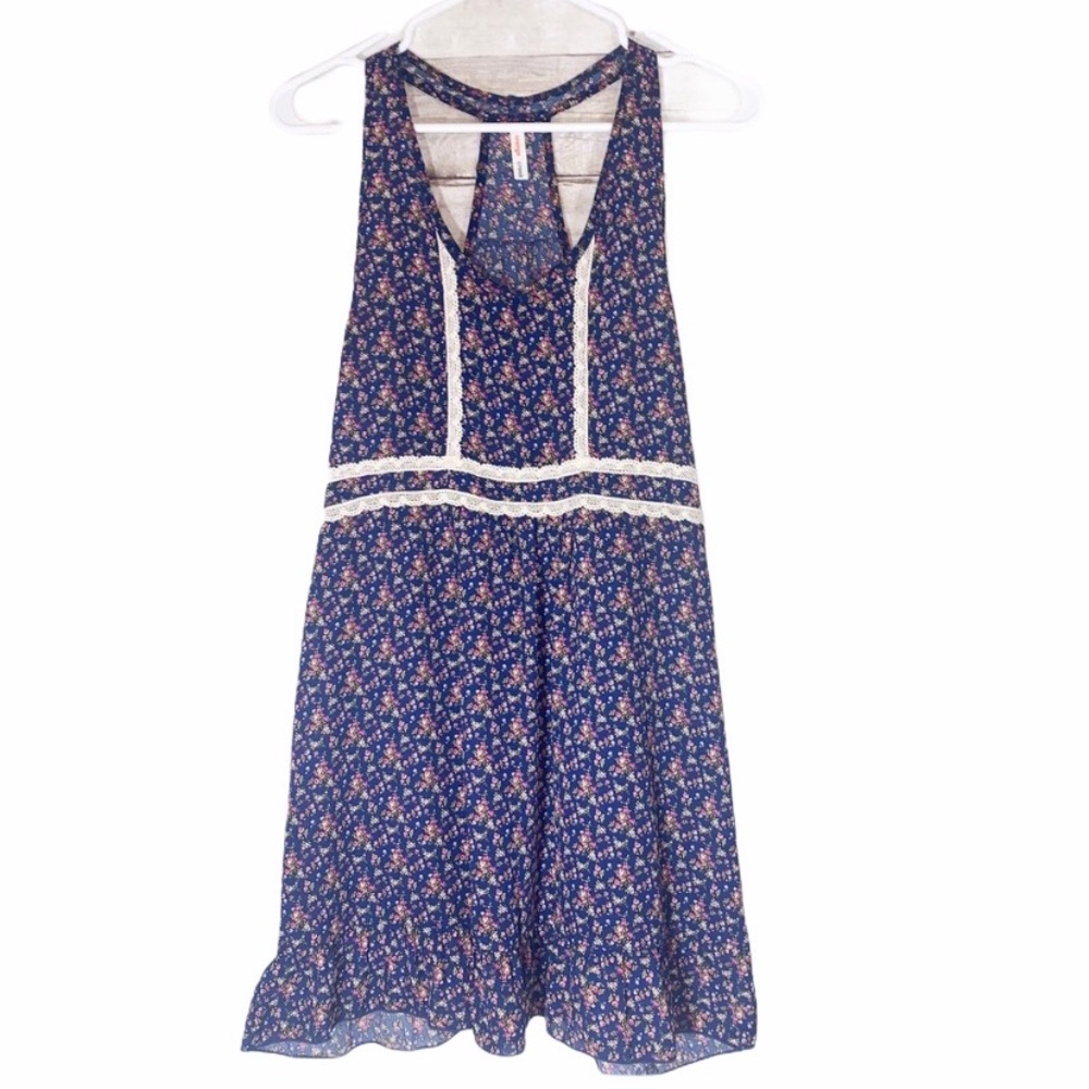 Orange Creek- Navy blue sweet floral, Boho Vibes